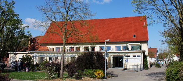 Terrasse und Haus